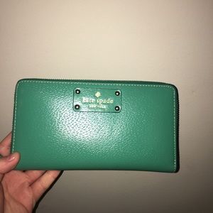 Kate Spade emerald green wallet